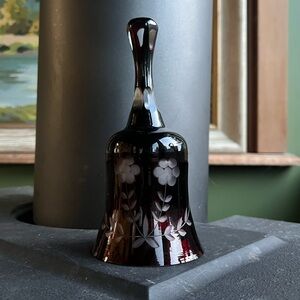 Vintage Glass, Cut to Clear Bell